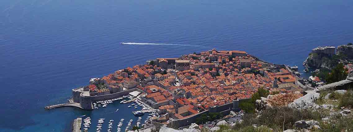 Dubrovnik von Oben (Foto: pixabay)