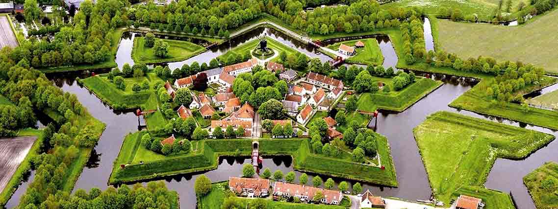 Festung Bourtange in Groningen nahe der deutsch-niederl. Grenze (Foto: Marketing Groningen)