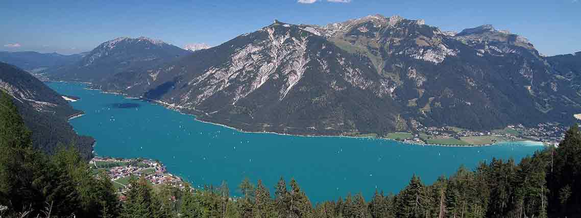 Der Achensee, der größte See Tirols (Foto: Achensee Tourismus)