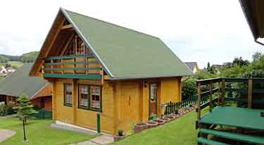 Gemütliche Holzhütte in Bad Sachsa im Südharz