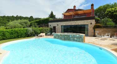 Luxus Ferienhaus Passignano mit Pool und Wellnessbereich