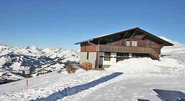 Ski- und Berghütte Skiregion Gstaad direkt auf der Skipiste