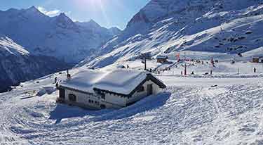 Skihütte Zinal - Skiurlaub total auf 2430 m Höhe