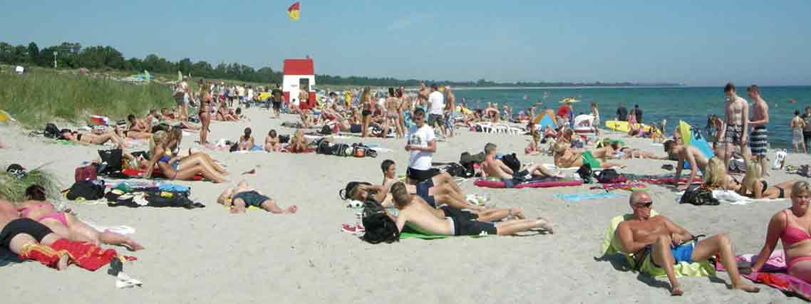 Sommer, Sonne, Strandvergnügen in Marielyst (Foto: Marielystfotografen)