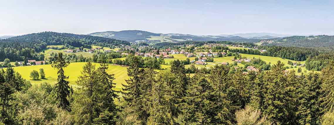 Die sanften Hügel des Bayer. Waldes bei Neuschönau (Foto: pixabay.com / Felix Mittermeier)
