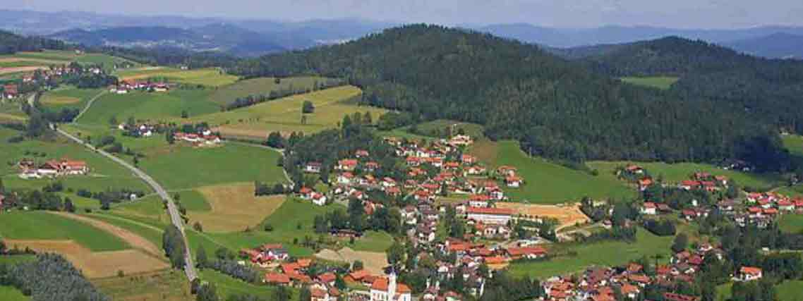Blick auf Prackenbach im Bayerischen Wald (Foto: Gemeinde Prackenbach)