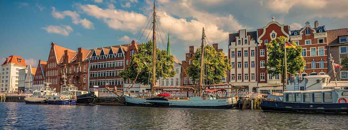 Anlegestelle in Lübeck (Foto: Achim Scholty / pixabay.com)