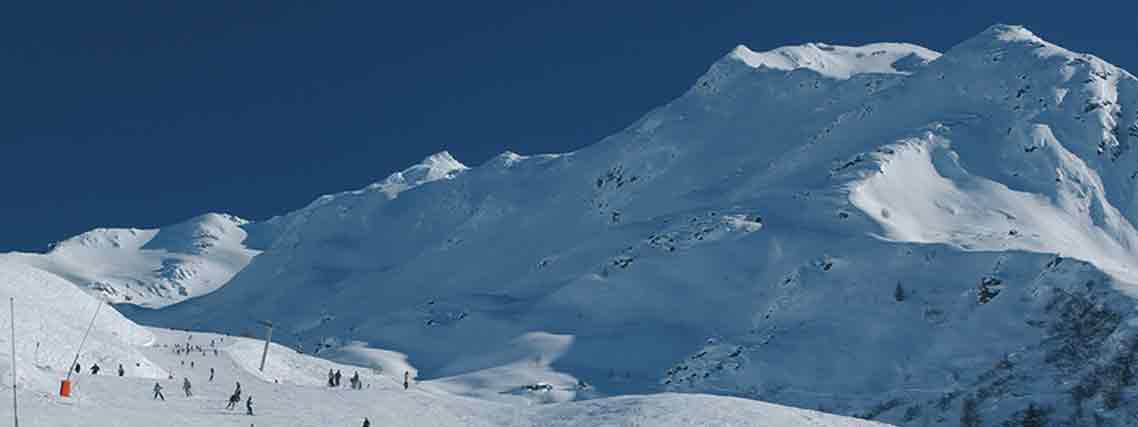 Im Skigebiet Valloire Galibier in der Maurienne (Foto: Nuts / OT Valloire, J.P. Noisillier)