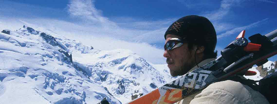 Skifahrer bei Chamonix Mont Blanc (Foto: OT Chamonix Pascal Tournaire)
