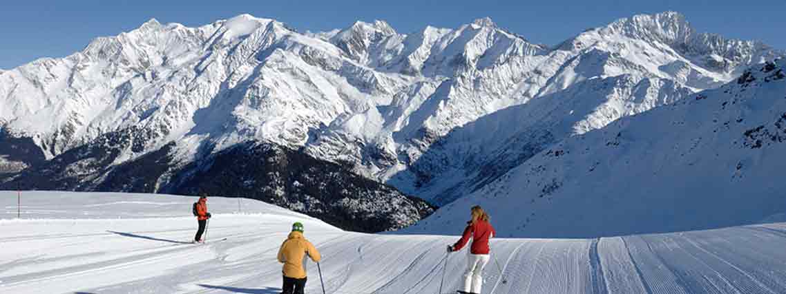  Skifahren am Col du Joly in den französischen Alpen (Foto: Lebeau)