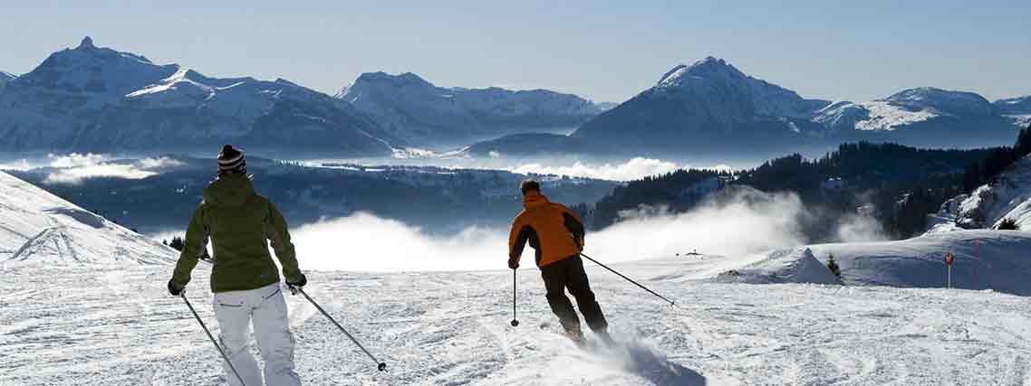 Im Skigebiet Les Portes du Soleil (Foto: Les Portes du Soleil Valerie Poret)