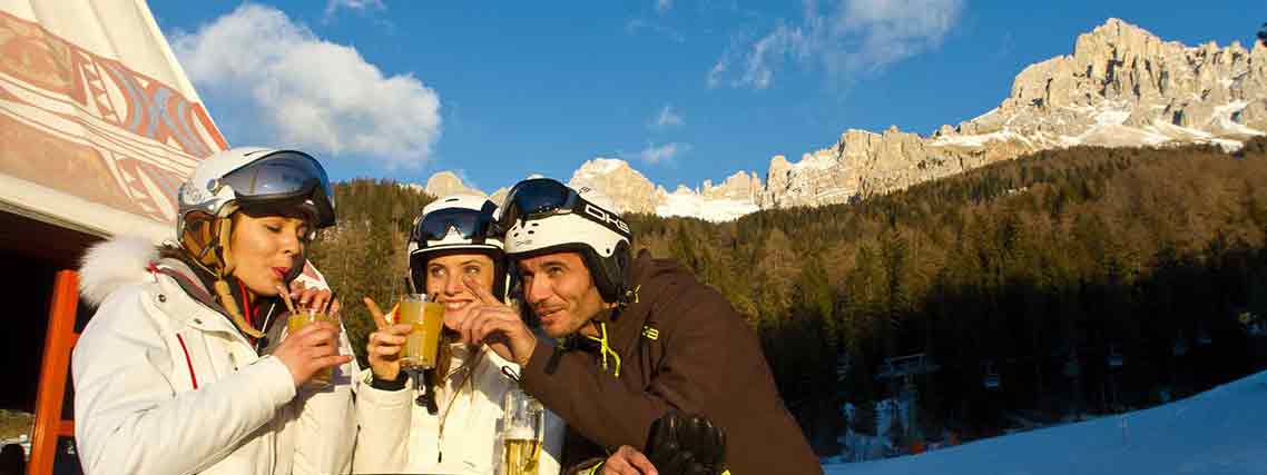 Im Skicenter Latemar in den Dolomiten (Foto: Obereggen AG; Paolo Codeluppi)