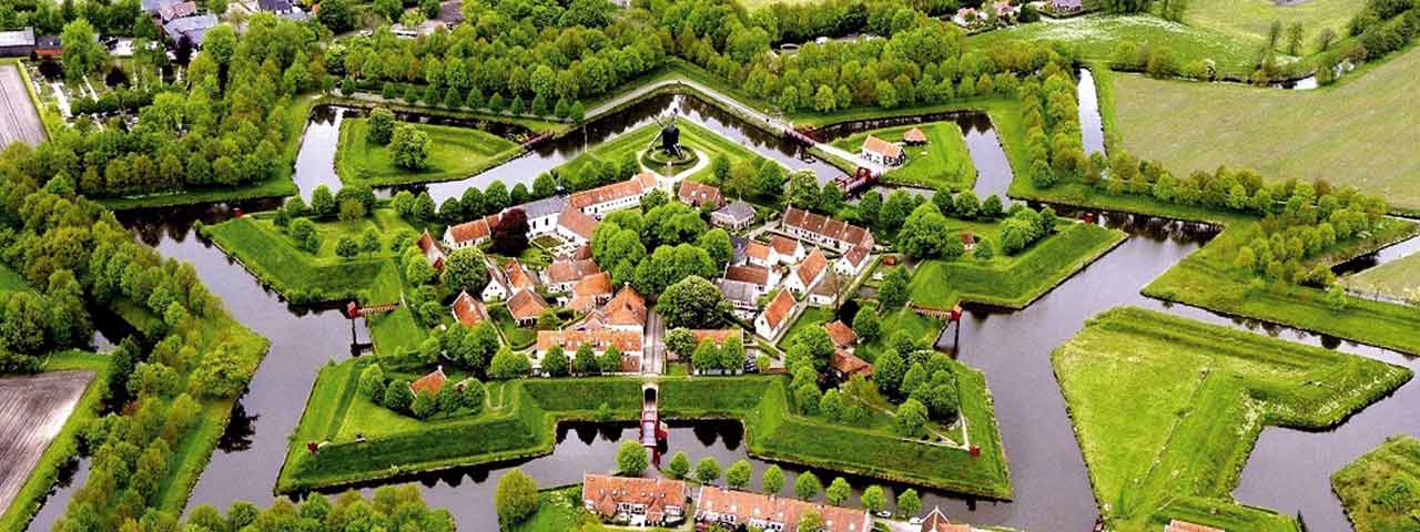 Festung Bourtange in Groningen nahe der deutsch-niederl. Grenze bei Dörpen (Foto: Marketing Groningen)