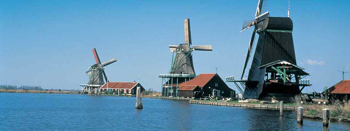 Windmühlen Zaanse Schans in Zaandam (Foto: NBTC)