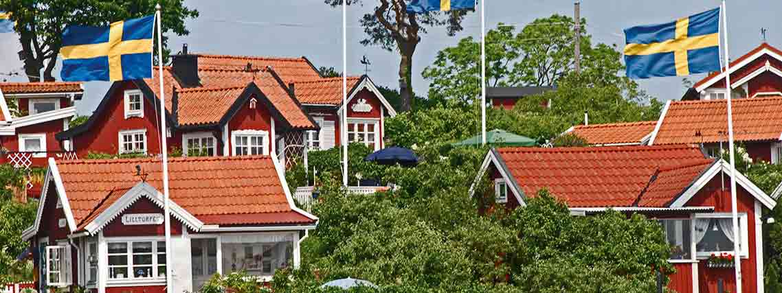 Schwedische Idylle auf Brändaholm bei Karlskrona (Foto: Visit Karlskrona, Birger Lallo)