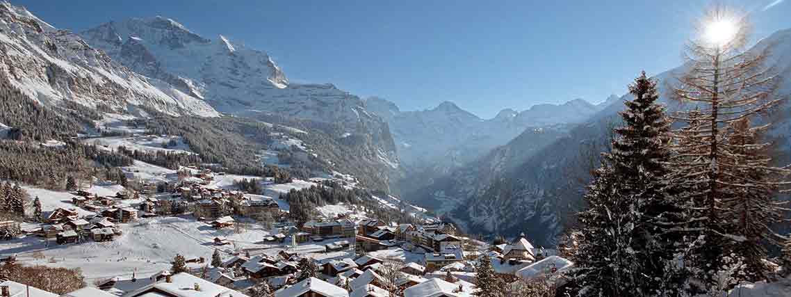 Wengen im Winter (Foto: Jungfrau Region)