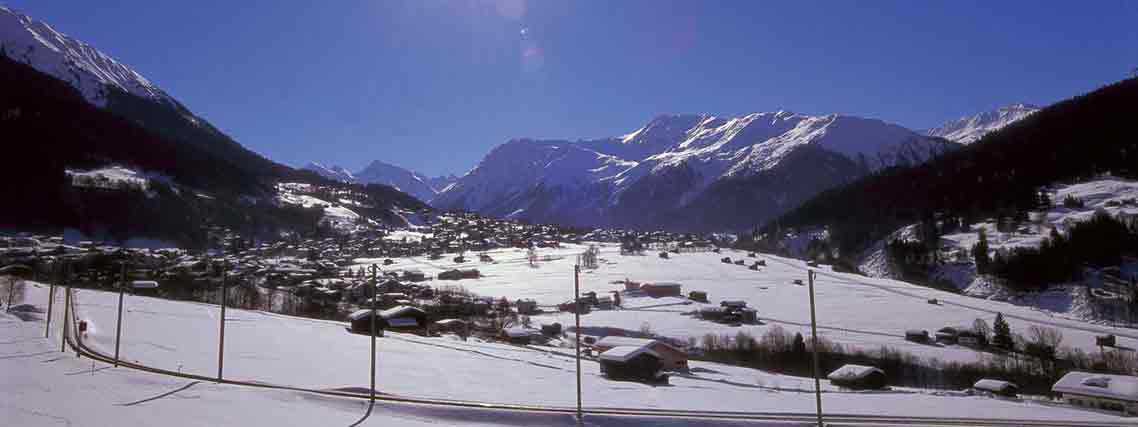 Herrlicher Wintertag in Klosters (Foto: Destination Davos Klosters, R. Bösch)