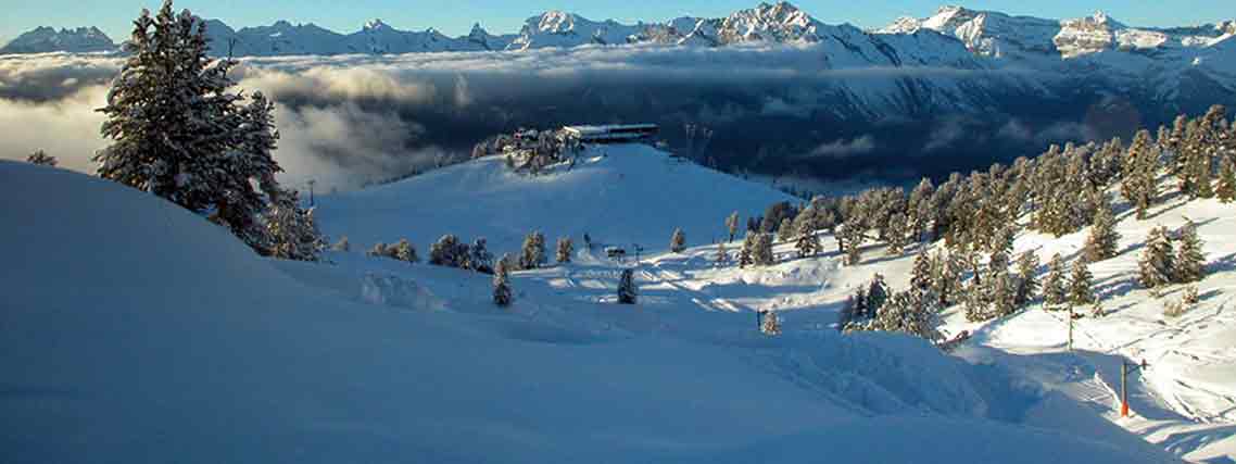 Skigebiet oberhalb von Nendaz (Foto: OT Nendaz)