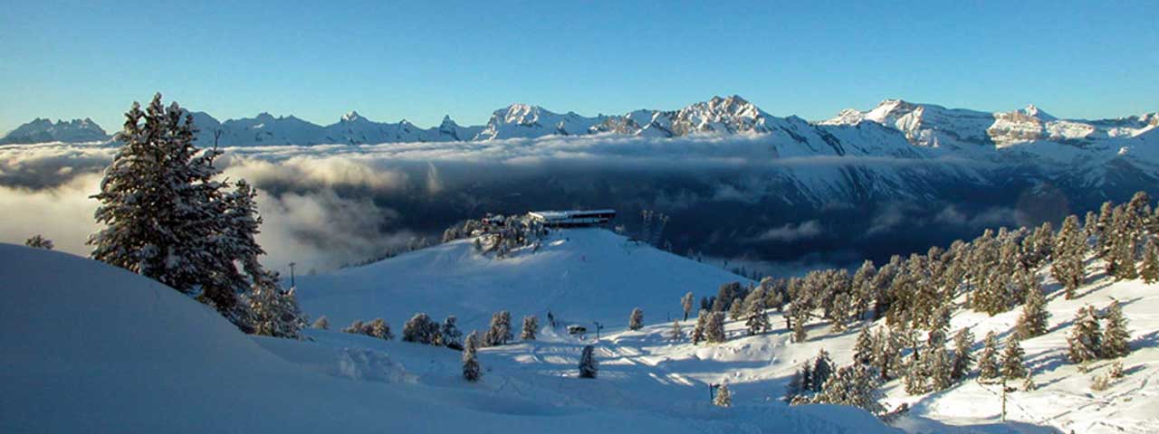 Skigebiet oberhalb von Nendaz (Foto: OT Nendaz)