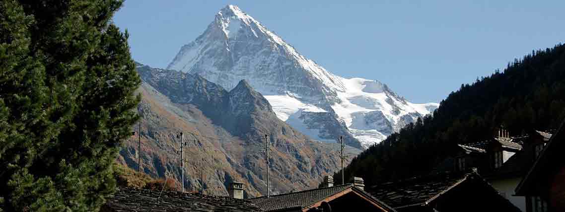 Blick auf den Dent Blanche, 3504 m (Foto: Coeur du Valais)