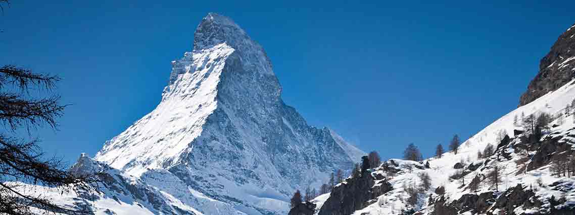 Das Matterhorn, das Wahrzeichen der Schweiz (Foto: Andreas Springer)