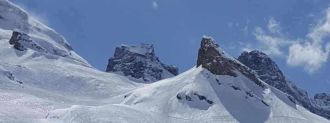 Bärghuis Jochpass, 2222 m, im Skigebiet Engelberg in der Zentralschweiz (Foto: Ingo Bauer)