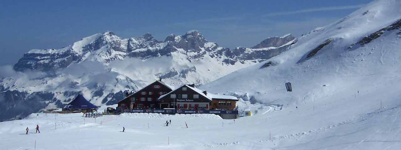 Bärghuis Jochpass (2222 m) im Skigebiet Engelberg