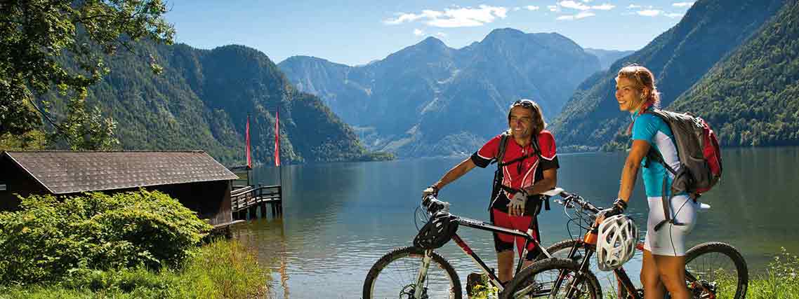 Mountainbiken im Salzkammergut (Foto: Oberösterreich Tourismus, Erber)