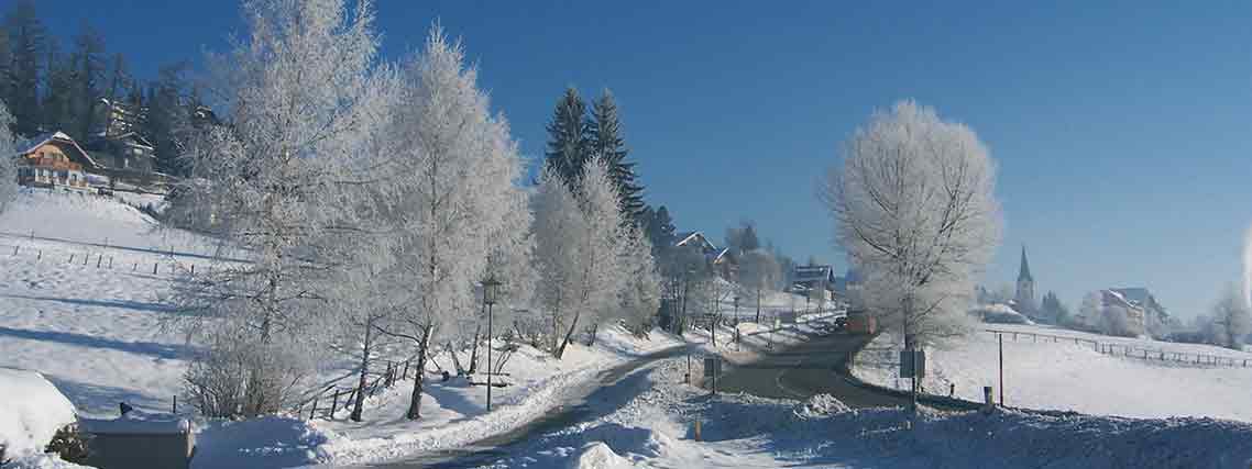 Winterlandschaft im sonnigen Lungau bei Mariapfarr (Foto: Ingo Bauer)