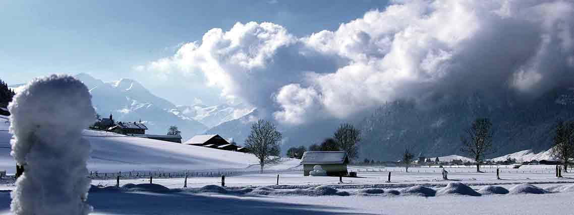 Winteridylle bei Maishofen nahe Zell am See (Foto: TVB Maishofen)