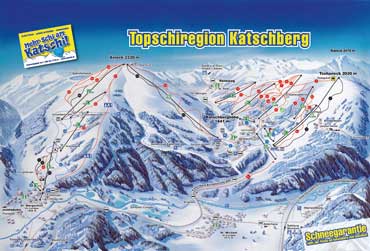 Pistenplan Aineck-Katschberg